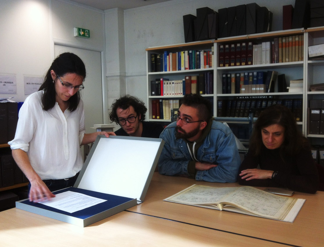 Visite de la BNF à Paris, octobre 2018